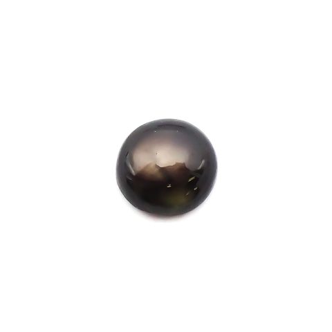 ゴールドシーンサファイア(宝石名シーン・サファイア)ケニア産 識別済 0.84ct / 5.5x5.4mm前後 [260816216]