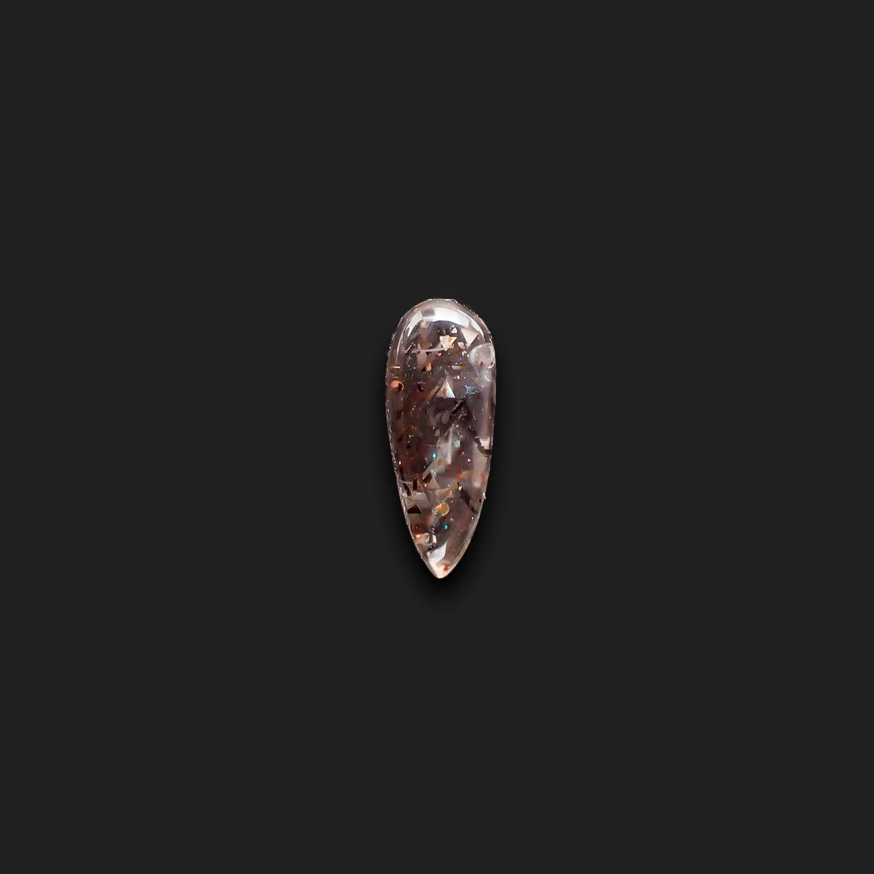 レインボーラティスサンストーン オーストラリア産 0.63ct[230321095]9.4x3.6mm前後