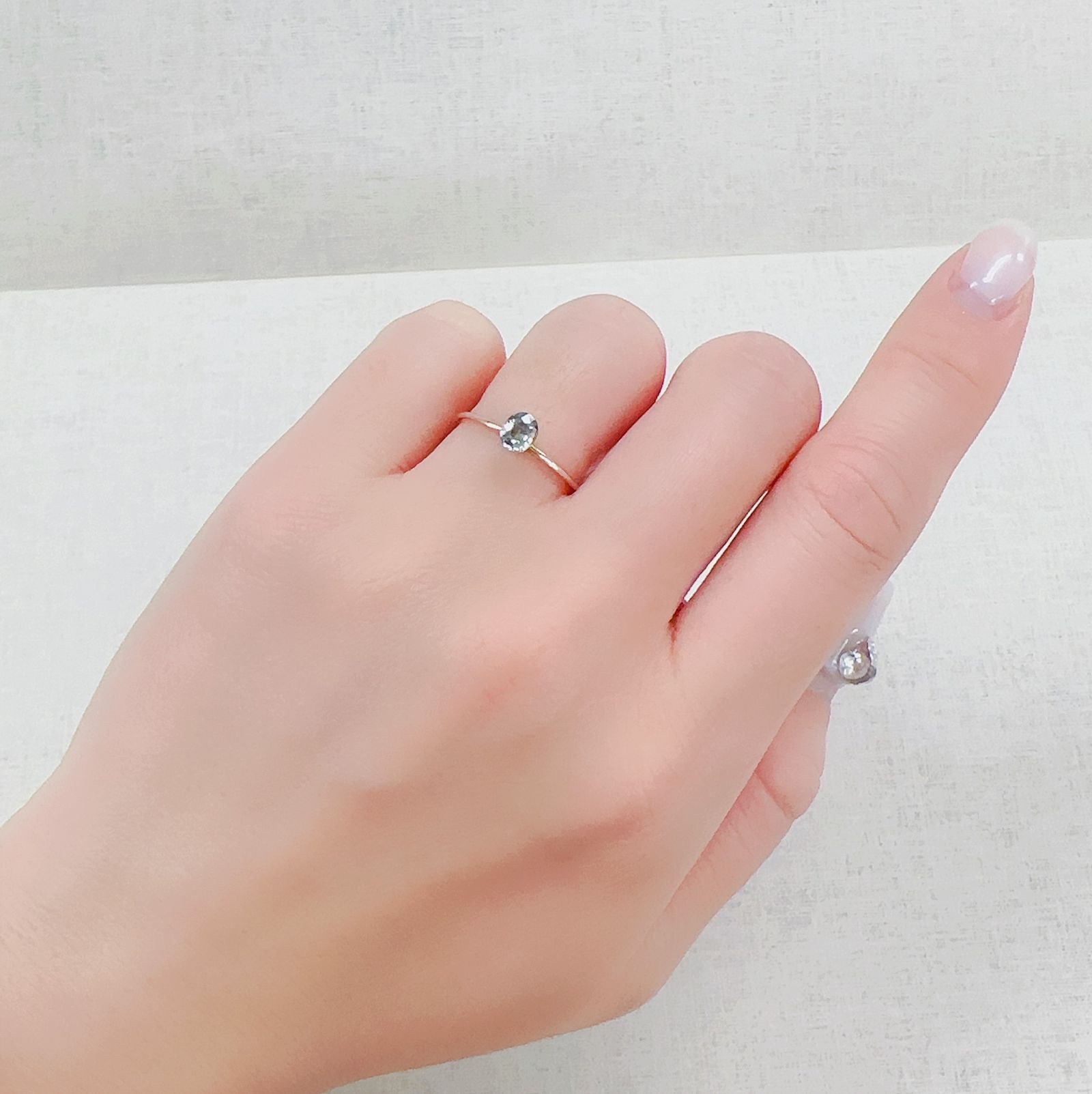 アレキサンドライト(宝石名アレキサンドライト)タンザニア産 0.44ct 識別済[230321354]4.7x4mm前後
