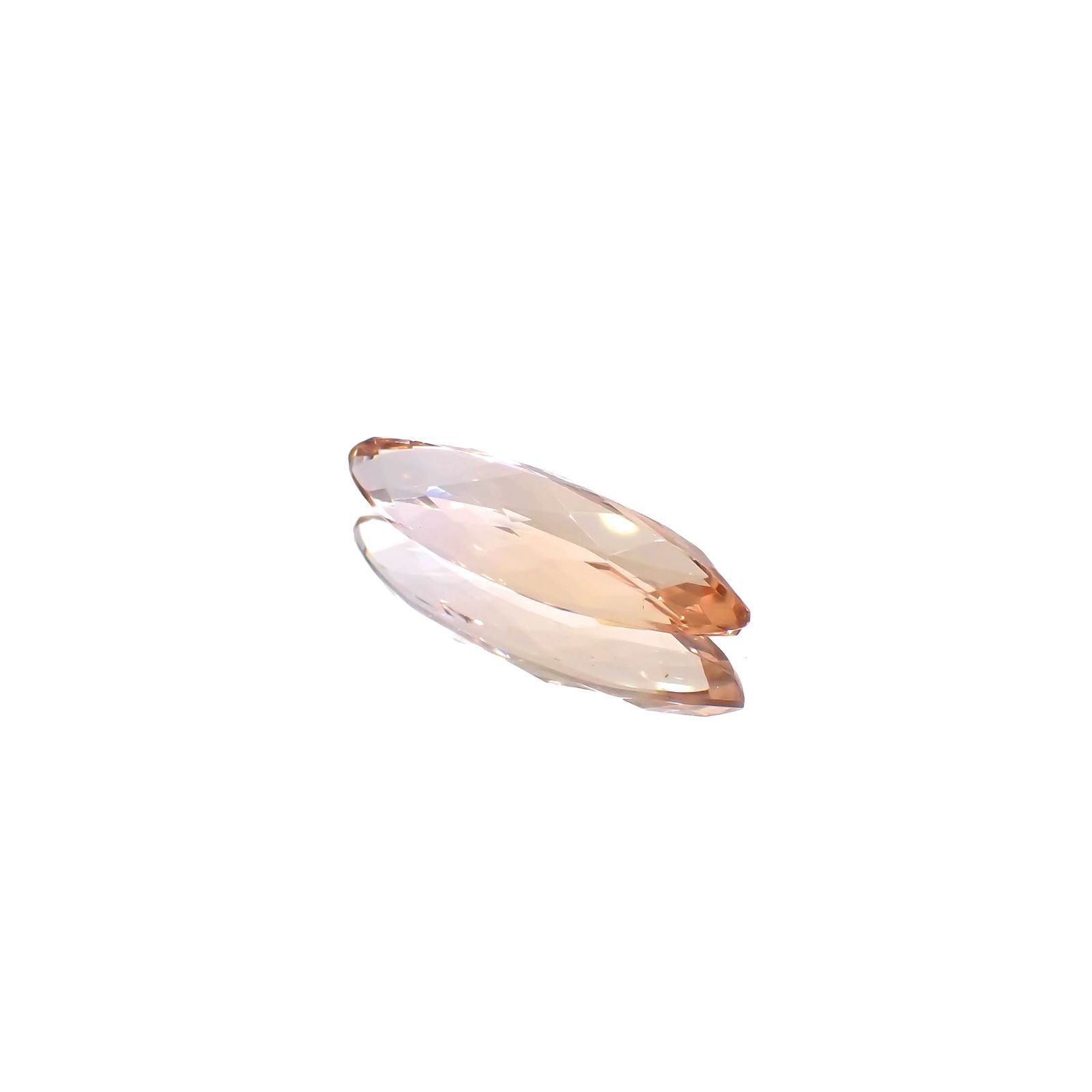 バイカラートパーズ ブラジル産 2.33ct / 16x5.2mm前後 [230521920]