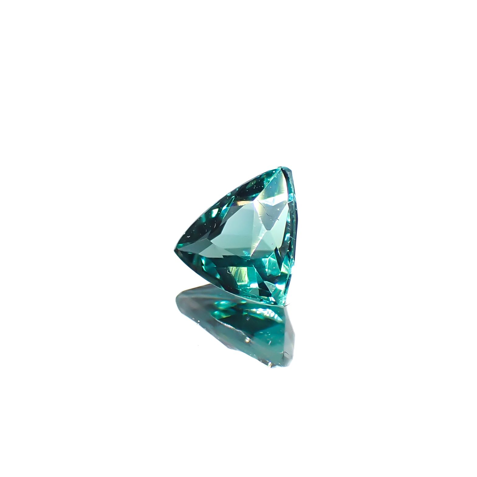 ブルーグリーントルマリン ブラジル産 0.45ct[240628386]5.4x5.1mm前後