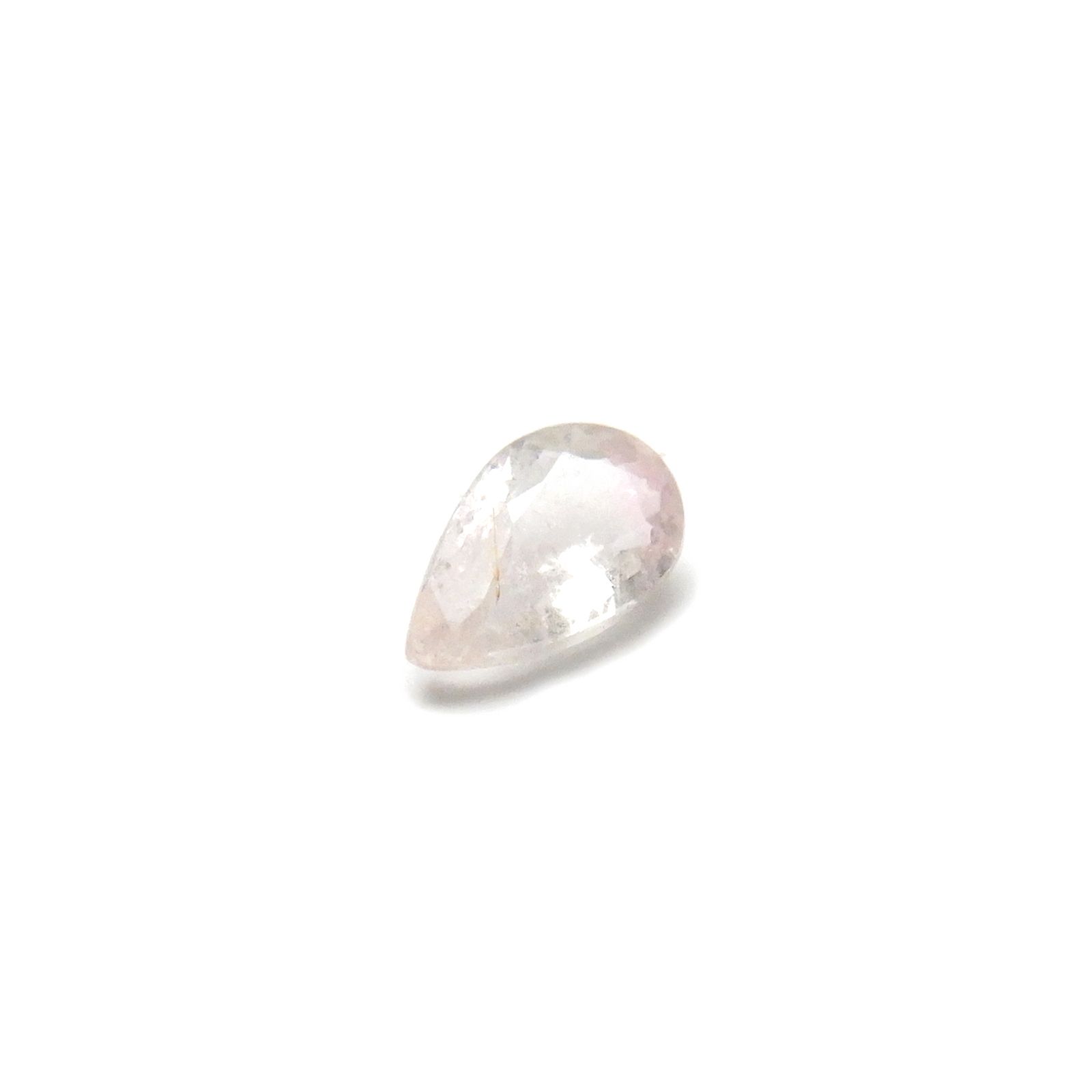 ピンクユークレース(宝石名ピンク・ユークレース)ブラジル産 0.065ct ソ付(彩珠)[240125829]3.4x2mm前後