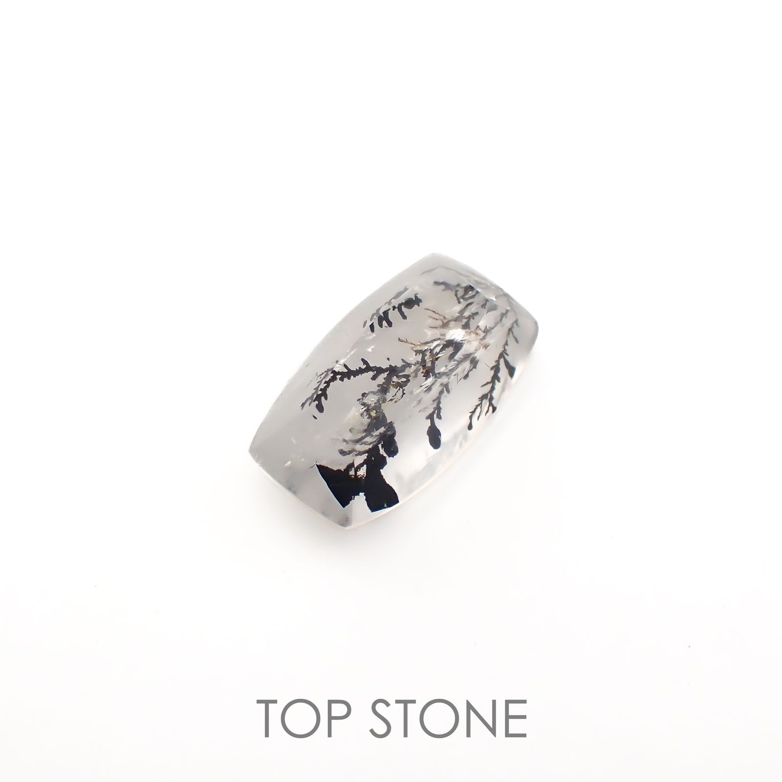 デンドリチッククォーツ ブラジル産 3.42ct[220817335]13.3x7.8mm前後