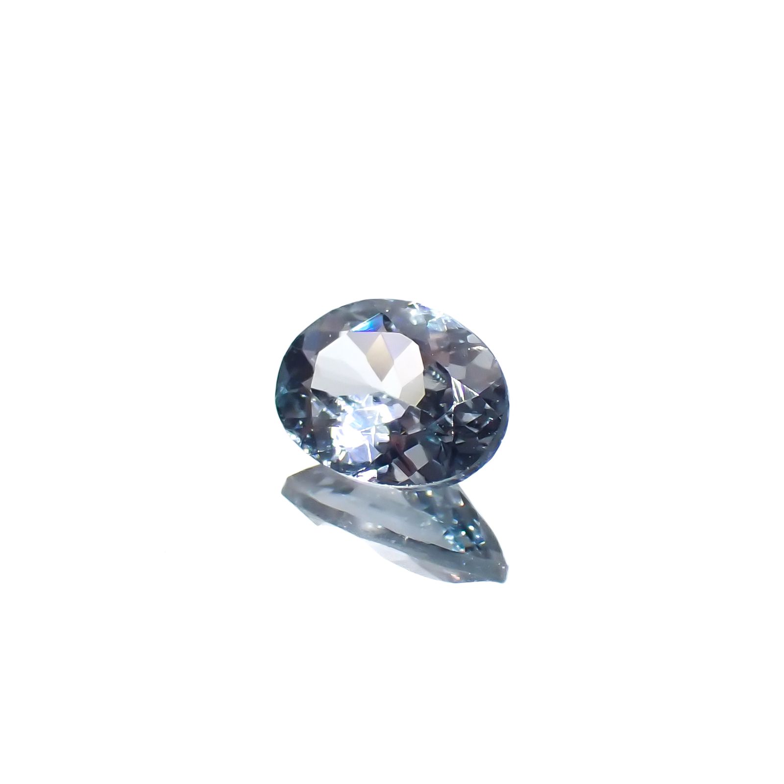 ブルーイッシュグレースピネル タンザニア産 0.81ct[231224888]7x5.1mm前後