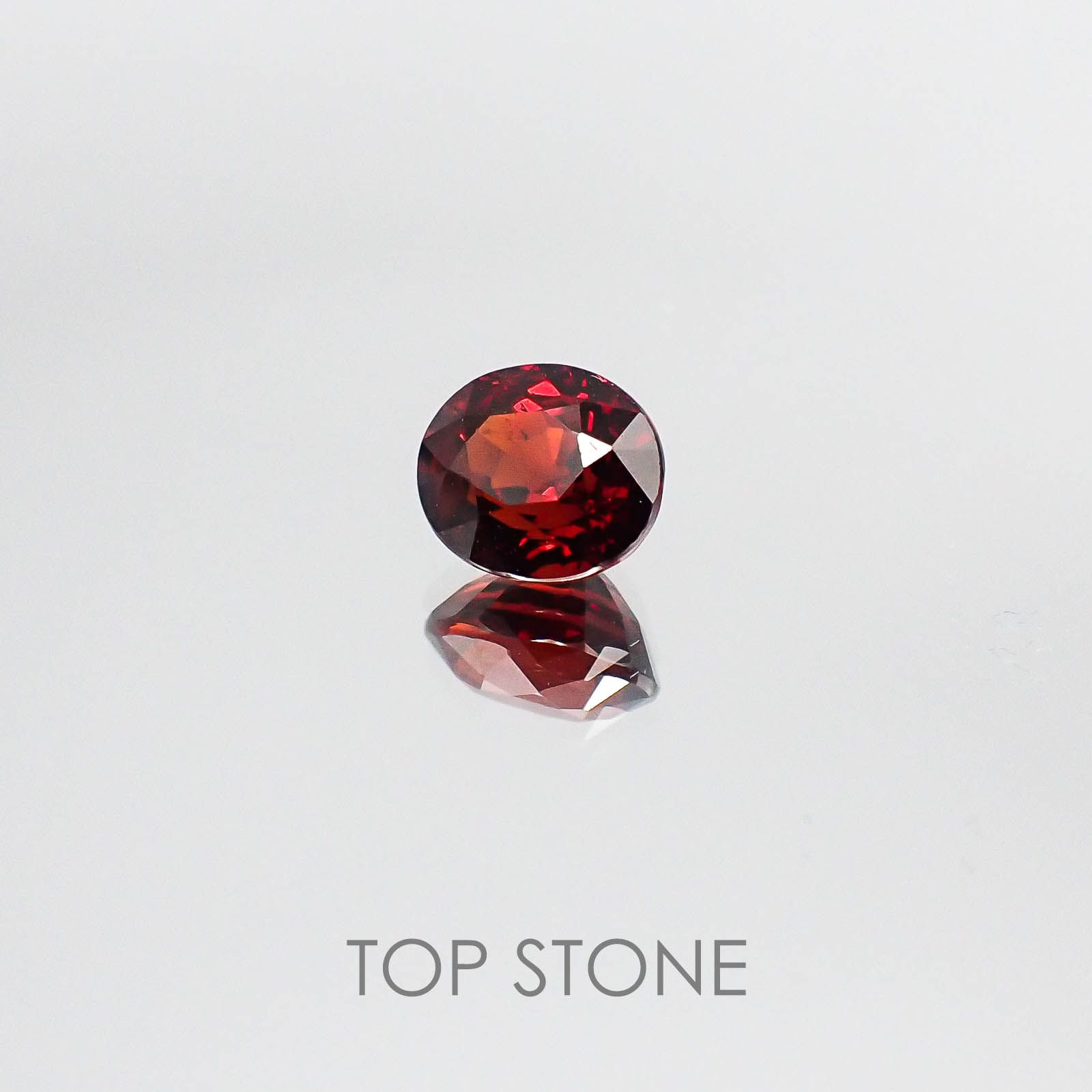 スペサルティンアルマンディンガーネット マダガスカル産 ルース 1.80ct[20073704]7.2×6.2mm前後