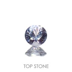 グレイッシュブルースピネル(宝石名スピネル)ビルマ/マダガスカル産 0.22ct 識別済[230119902]3.8x3.8mm前後