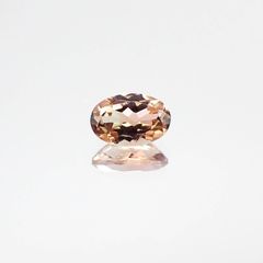 バイカラートルマリン(宝石名バイカラー・トルマリン)ブラジル産 0.44ct 識別済[231023864]5.9x4.1mm前後