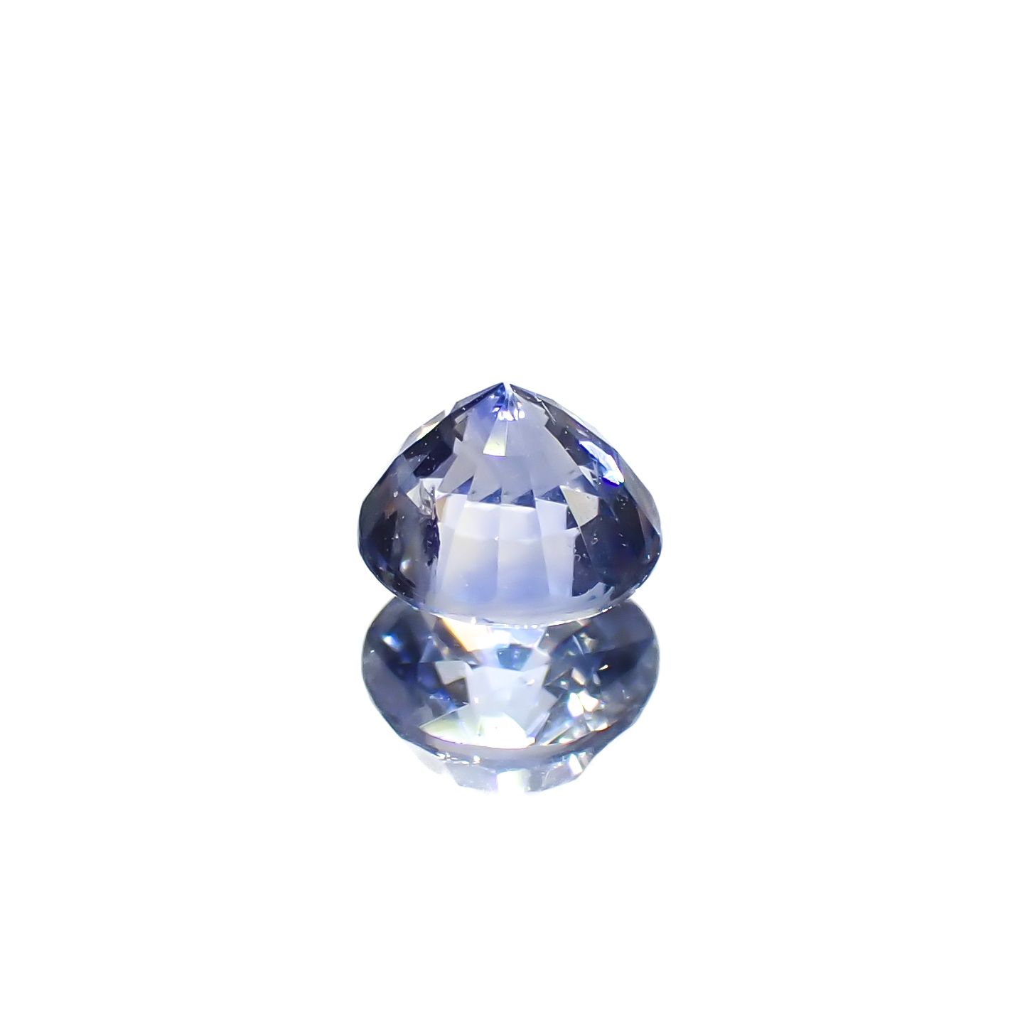 アイスブルーサファイア スリランカ産 0.45ct[240828655]4.3x4.3mm前後