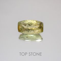 イエローベリル(宝石名イエロー・ベリル) ブラジル産 2.93ct 識別済[19111559]12×6.7mm前後