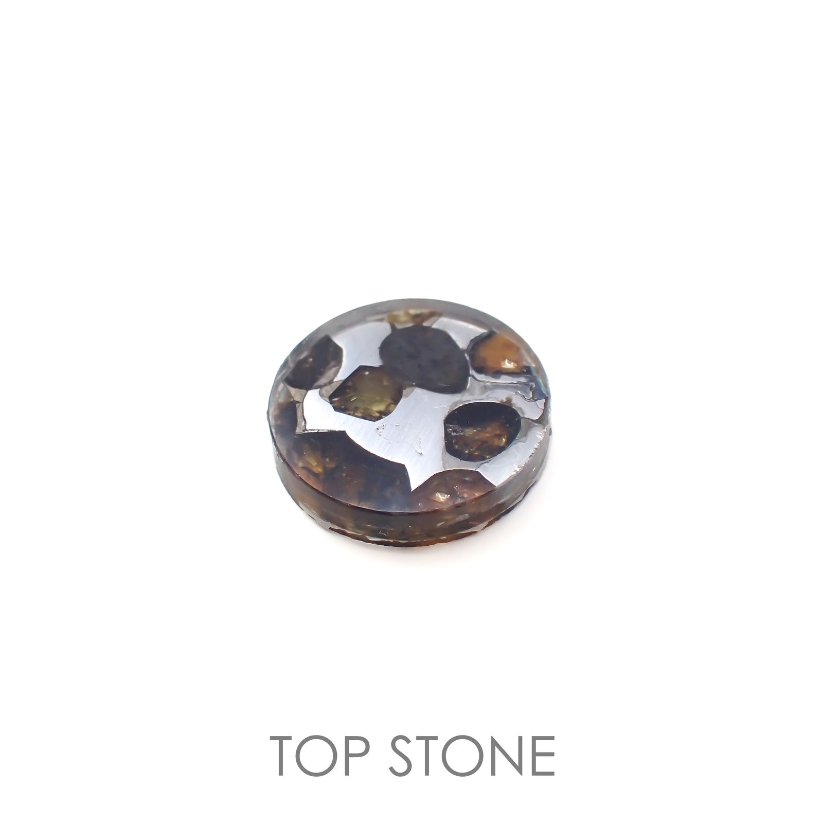 パラサイト隕石Sericho トリプレット 発見地：ケニア 4.27ct[220817529]12.1x12mm前後