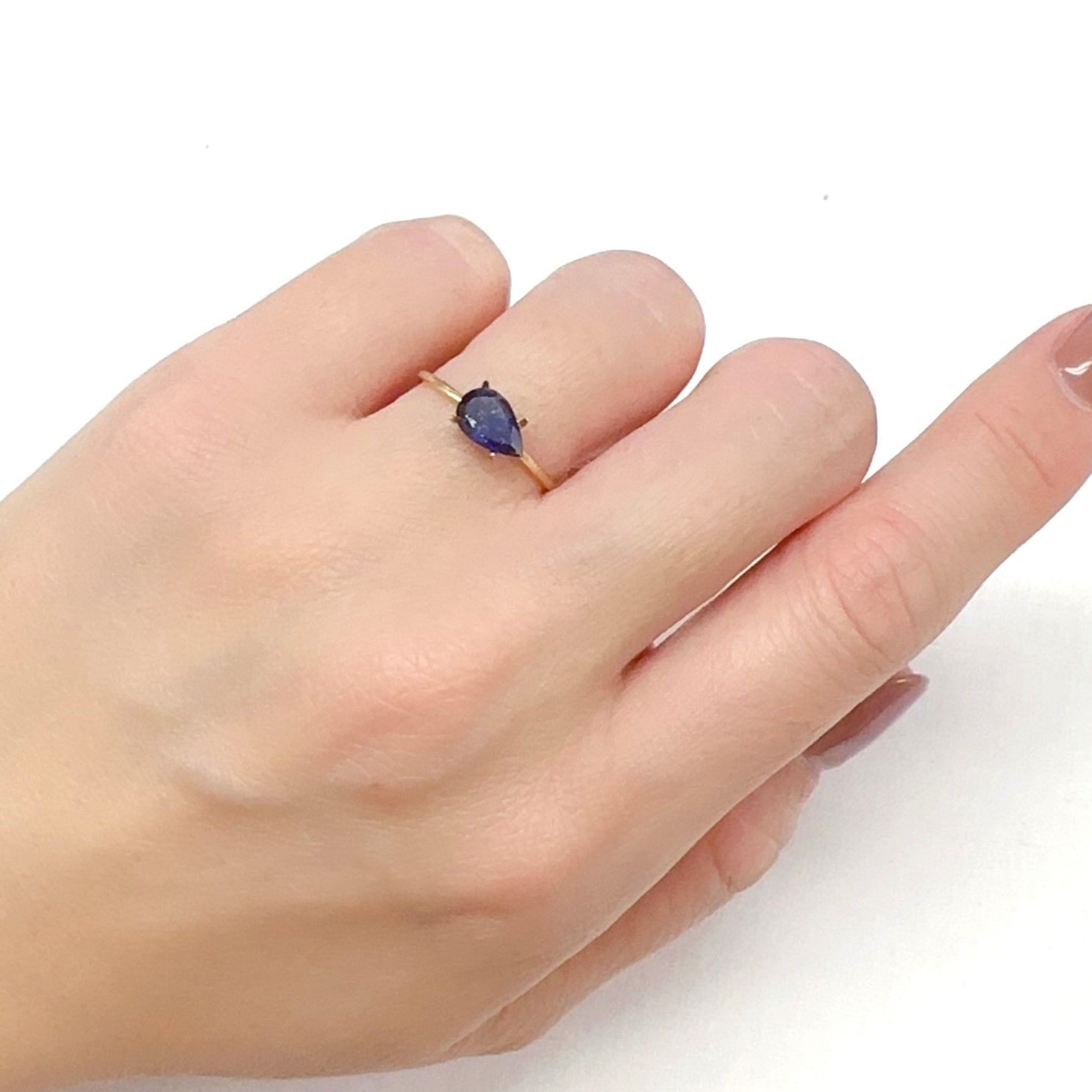 アイオライトサンストーン インド/ブラジル産 0.71ct[231224845]7.9x5mm前後
