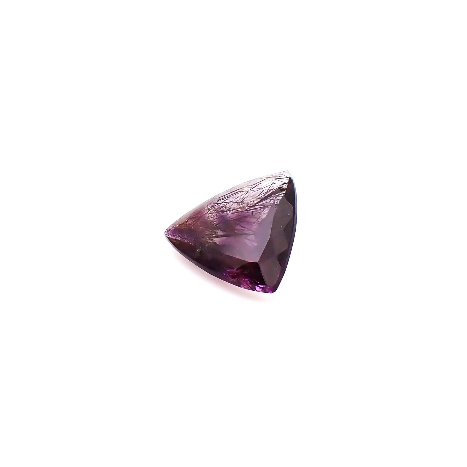 アメジストエレスチャル ブラジル産 4.61ct / 13.7x14mm前後 [260933033]