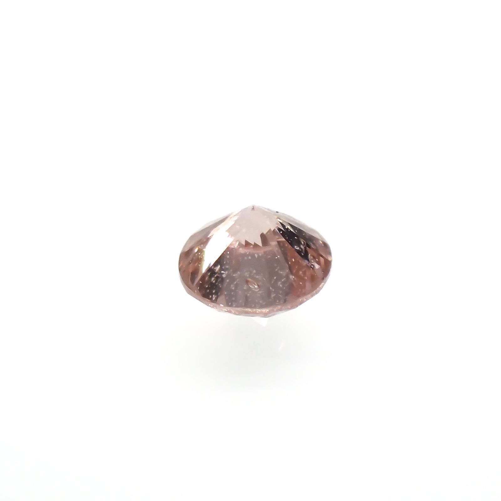 ピンクダイヤモンド (宝石名ダイアモンド)SI-2 / FANCY ORANGY PINK 0.048ct ソ付(CGL)[220716968]2.17x2.25mm前後