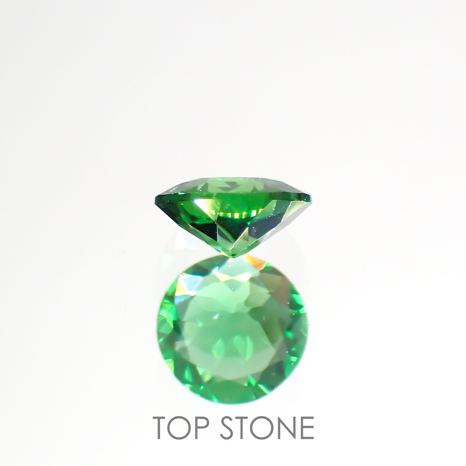 クロムトルマリン タンザニア産 0.24ct[220114165]4.2x4.2mm前後