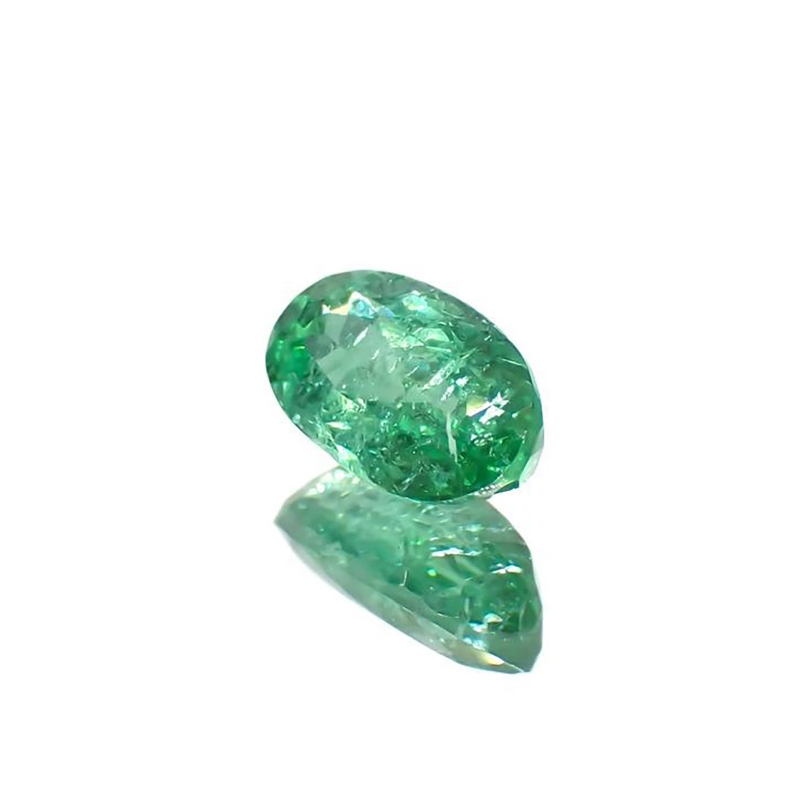 パライバトルマリン(宝石名トルマリン/別名パライバ・トルマリン)ブラジル産 ソ付(宝貴協) 0.675ct / 6.9x4mm前後 [260318784]