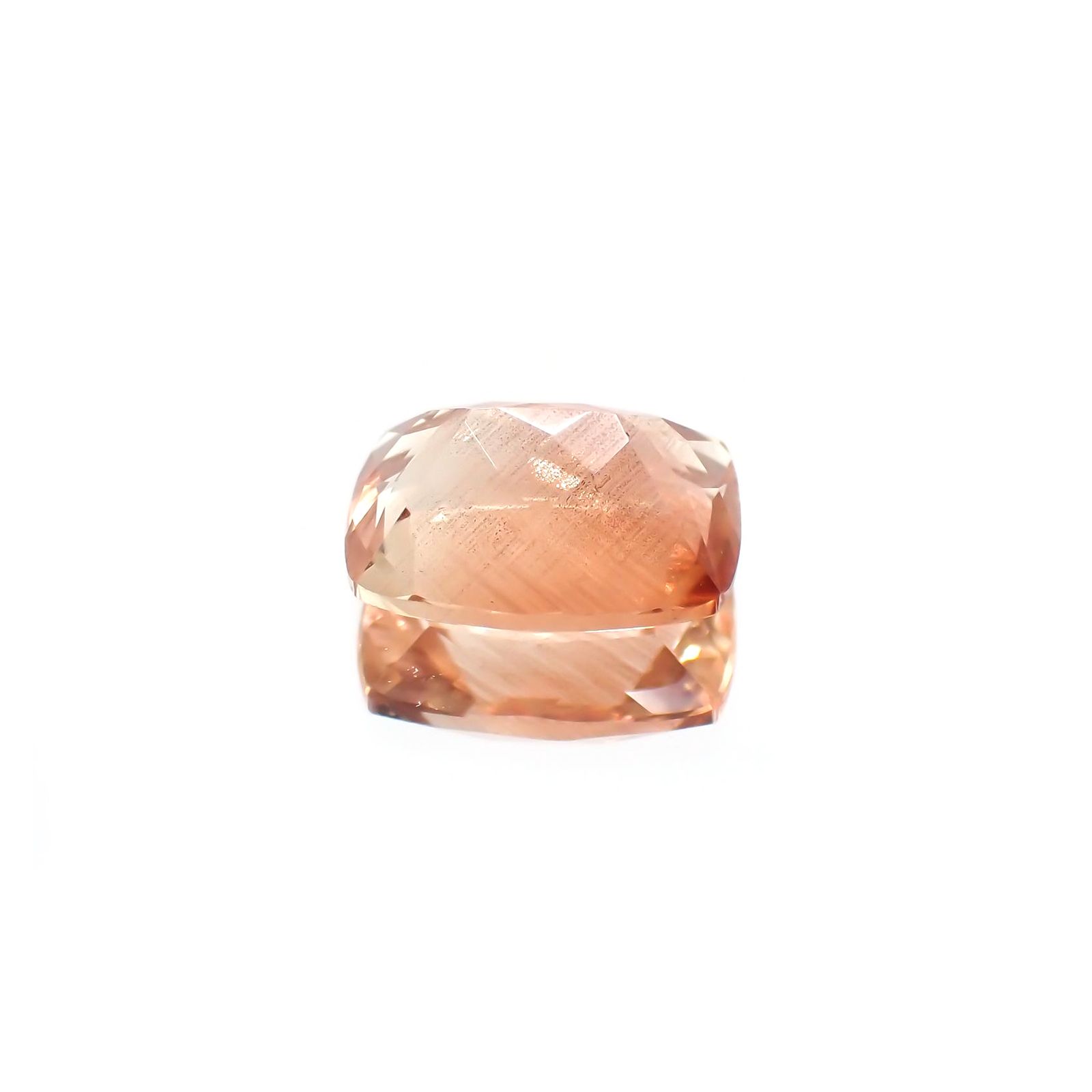 オレゴンサンストーン(宝石名ラブラドライト)アメリカ・オレゴン州産 2.505ct ソ付(彩珠)[250717179]10.1x7.5mm前後