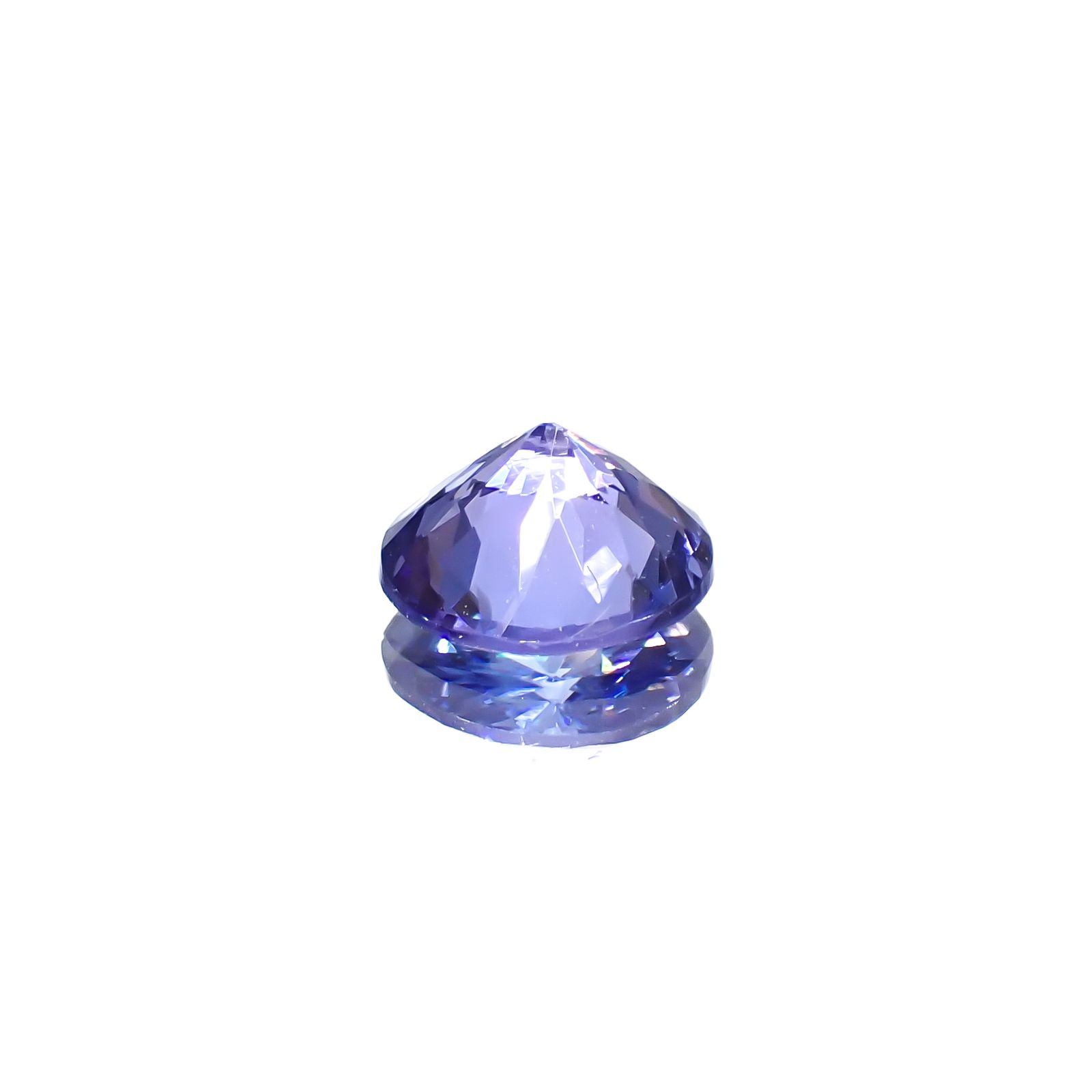 タンザナイト(宝石名タンザナイト)タンザニア産 0.68ct 識別済[240628331]5.9x5.9mm前後