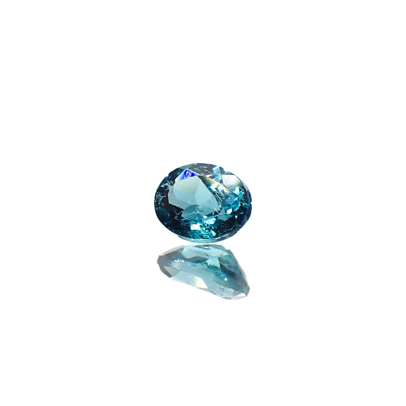 ブルーグリーントルマリン ブラジル産 0.19ct[240628036]3.9x3mm前後