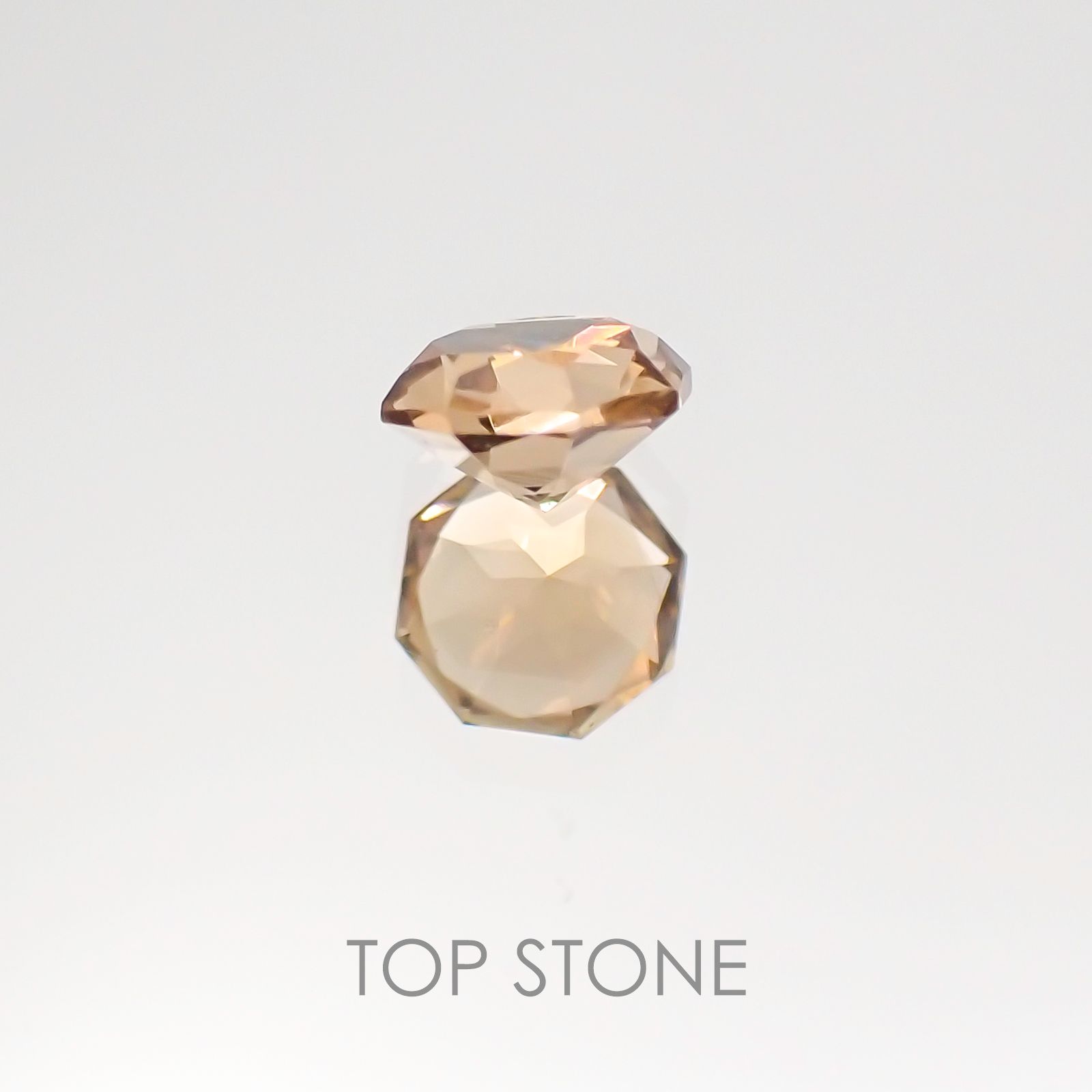 ◇オクタゴンカット◇ブラウントルマリンSA(宝石名ブラウン・トルマリン) ブラジル/アフリカ産 0.28ct 識別済[20117158]4.0×3.9mm前後