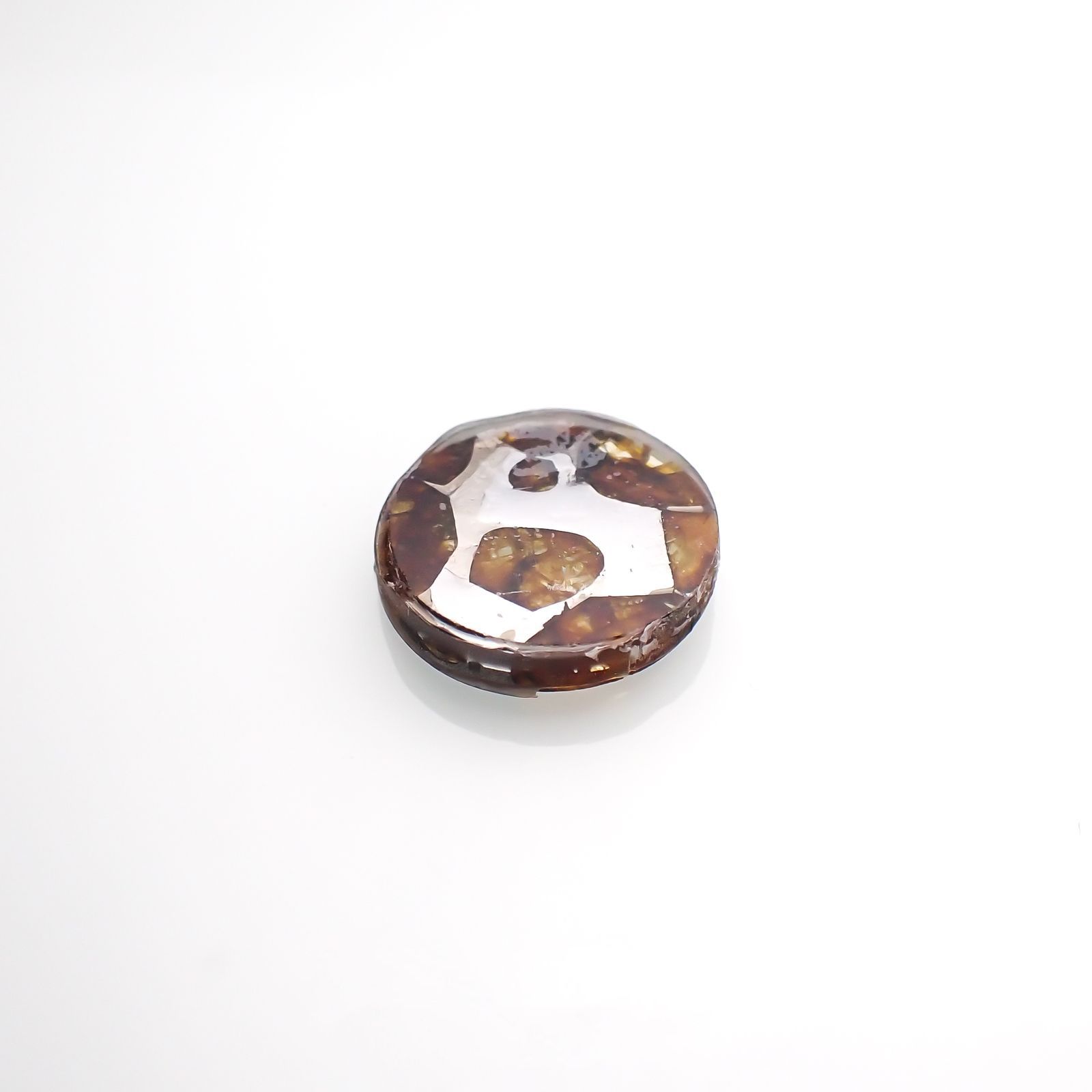 パラサイト隕石Sericho トリプレット 発見地：ケニア 4.09ct[220114155]12.1x12.1mm前後