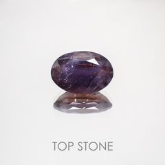 アイオライトサンストーン(宝石名アベンチュリン・アイオライト) インド・ブラジル産 1.734ct ソ付(彩珠)[210310450]10.1×7mm前後