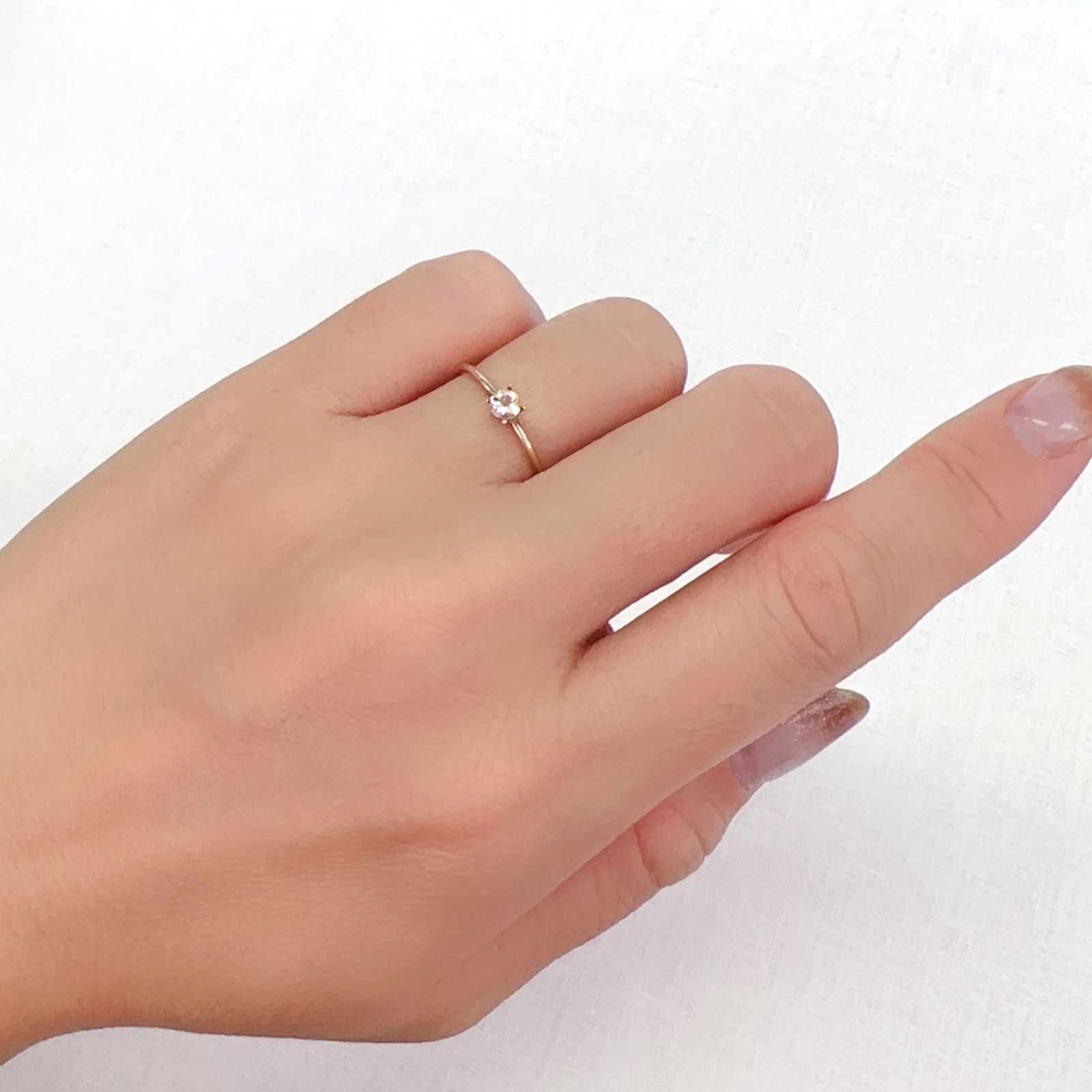 インペリアルトパーズ ブラジル産 0.17ct[230923508]3.4x3.4mm前後