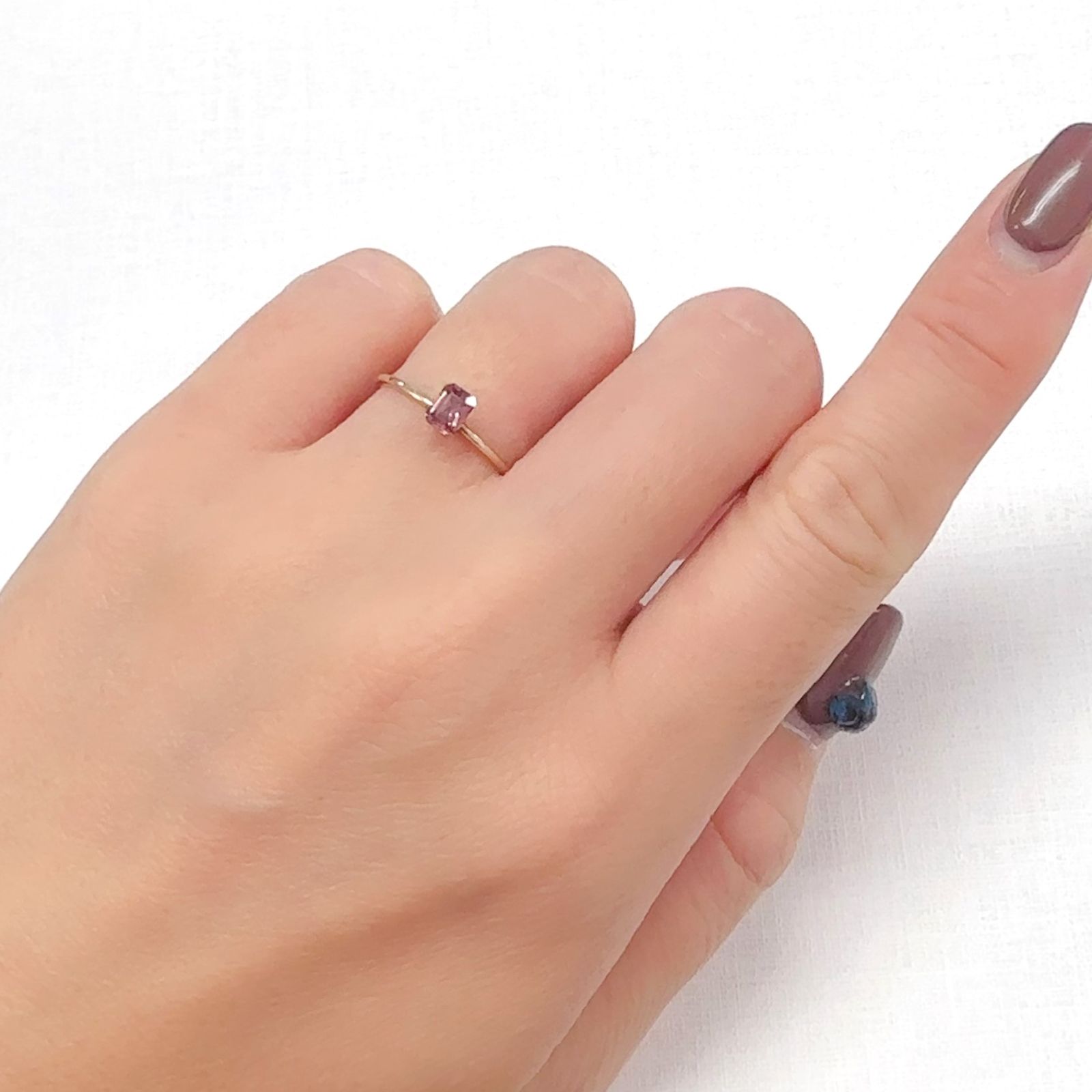 ピンクジルコン スリランカ/カンボジア産 0.46ct[240627920]4.6x3.3mm前後