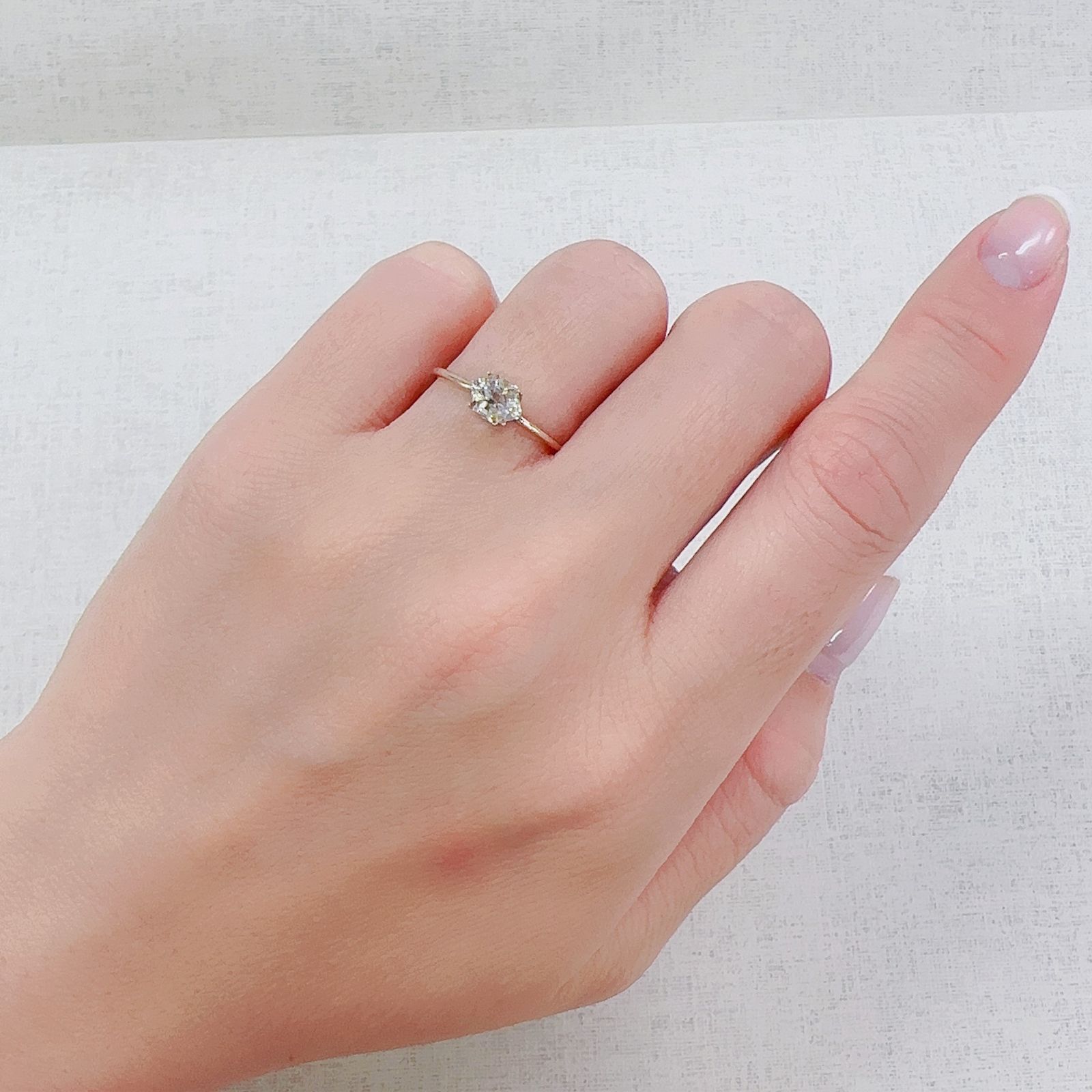 ◇カスタムカット◇オイルインクォーツ パキスタン産 0.64ct [230522096]6.6x4.7mm前後