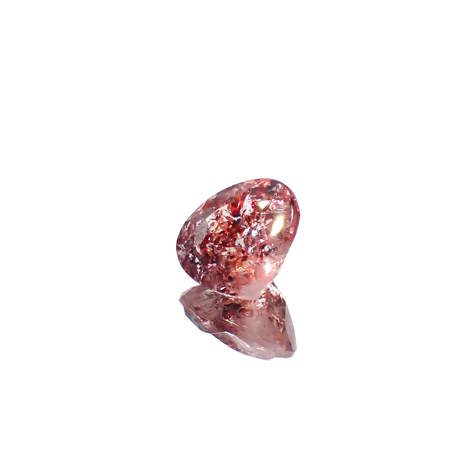 ファイヤークォーツ ナイジェリア産 2.05ct[240326723]14.2x13.2mm前後