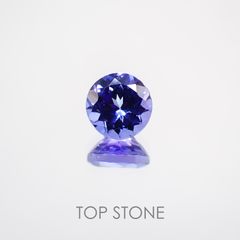 タンザナイト(宝石名タンザナイト) タンザニア産 0.56ct 識別済[210610072]5×4.9mm前後