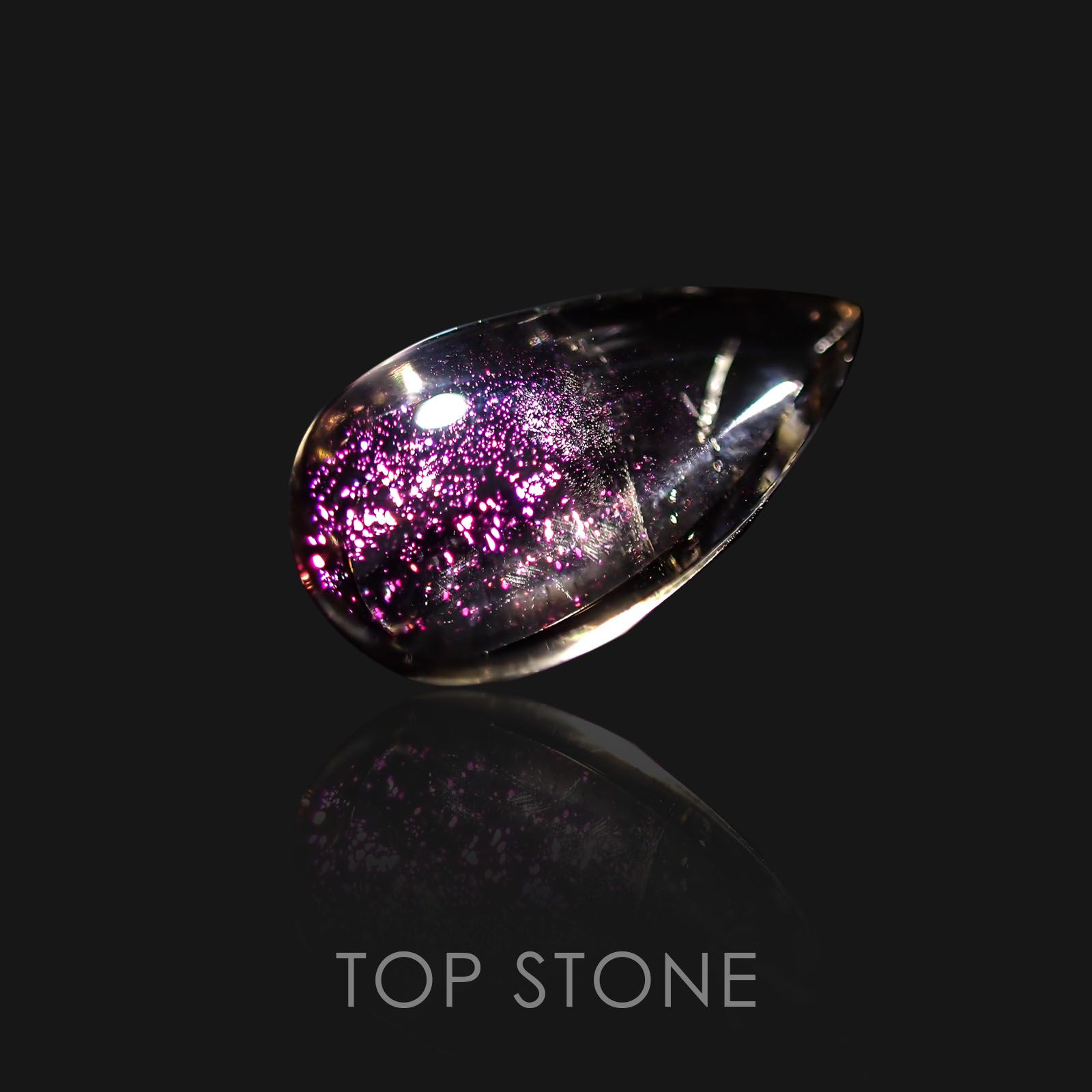 ティンカーベルクォーツ ブラジル産 ルース 8.89ct[20128633]21.6×11mm前後