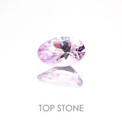 ピンクゾイサイト(宝石名ピンク・ゾイサイト) タンザニア産 0.25ct 識別済[21028419]5.1×3.1mm前後