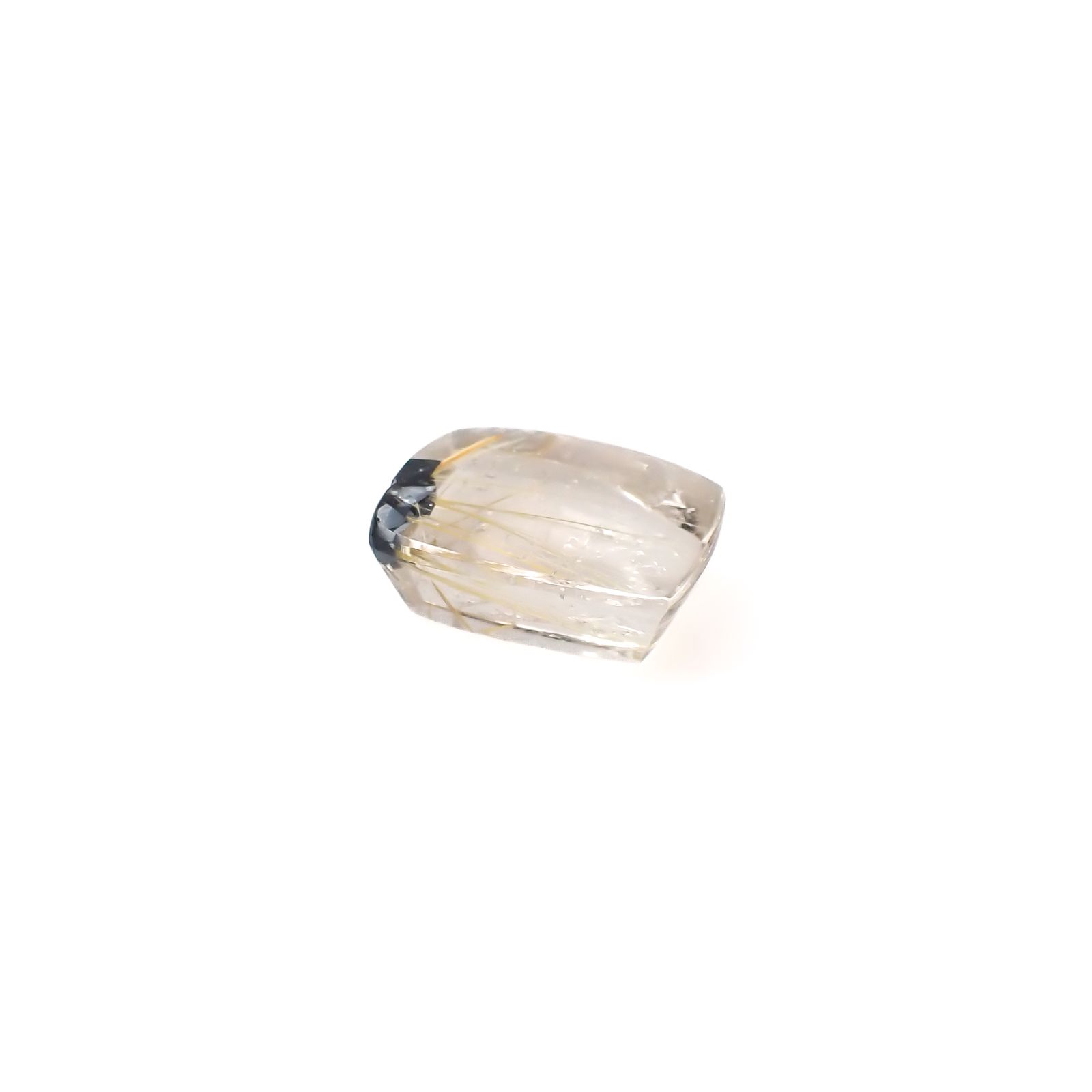 太陽ルチルクォーツ ブラジル産 11.77ct[240427311]16x11.8mm前後