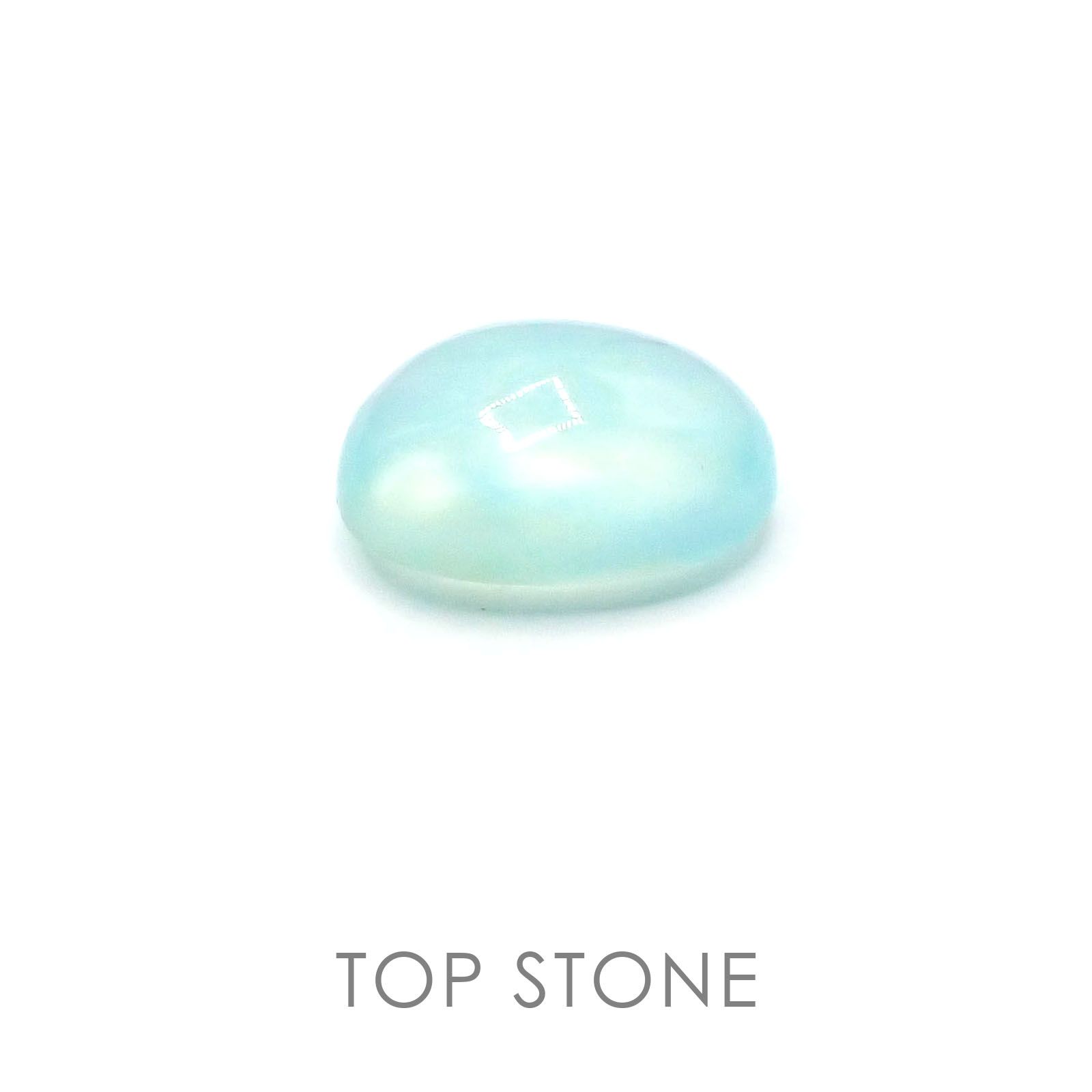 ブルーオパール ペルー産 ルース 0.99ct[20084727]7.9×6mm前後