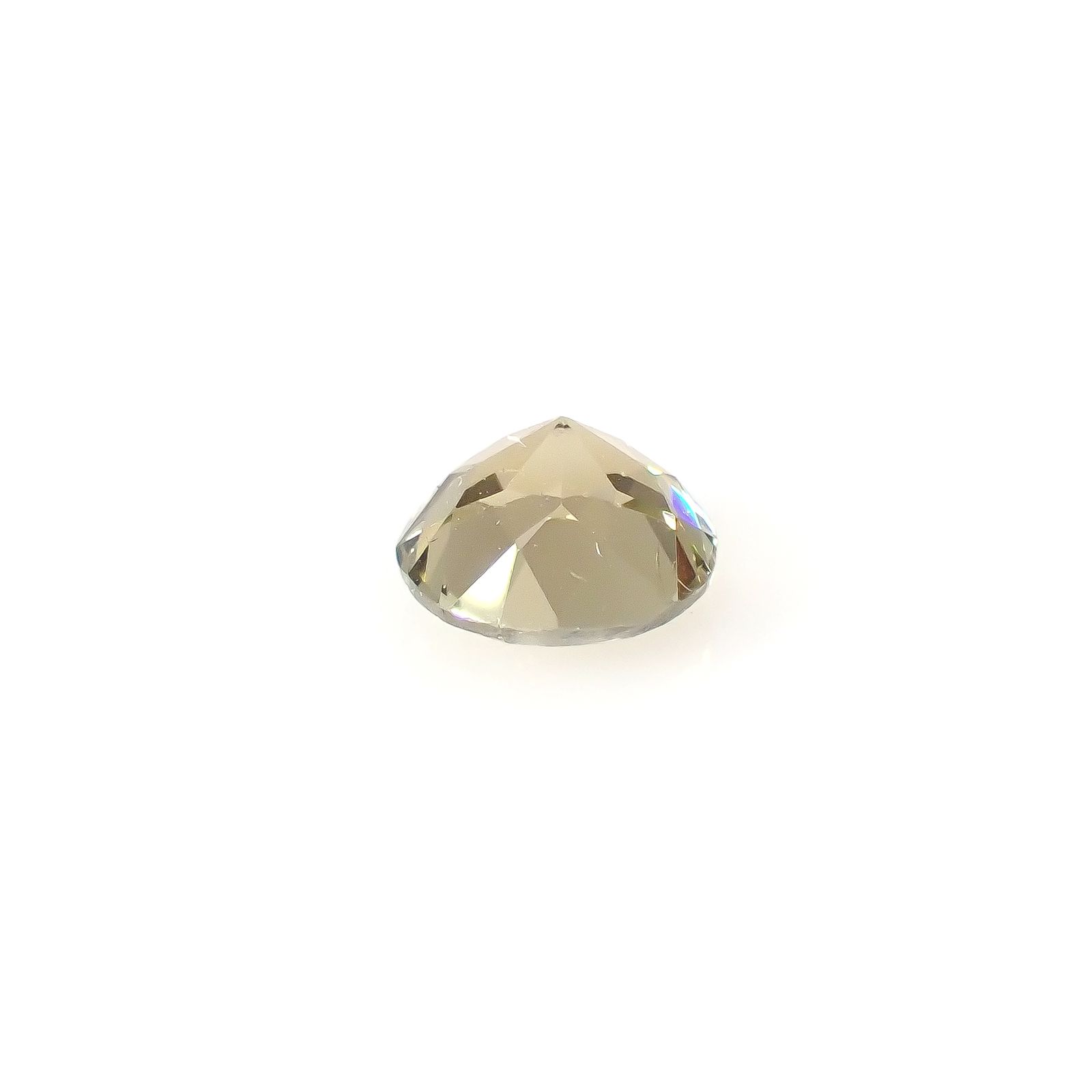 イエローゾイサイト タンザニア産 0.61ct[240427134]5.3x5.2mm前後