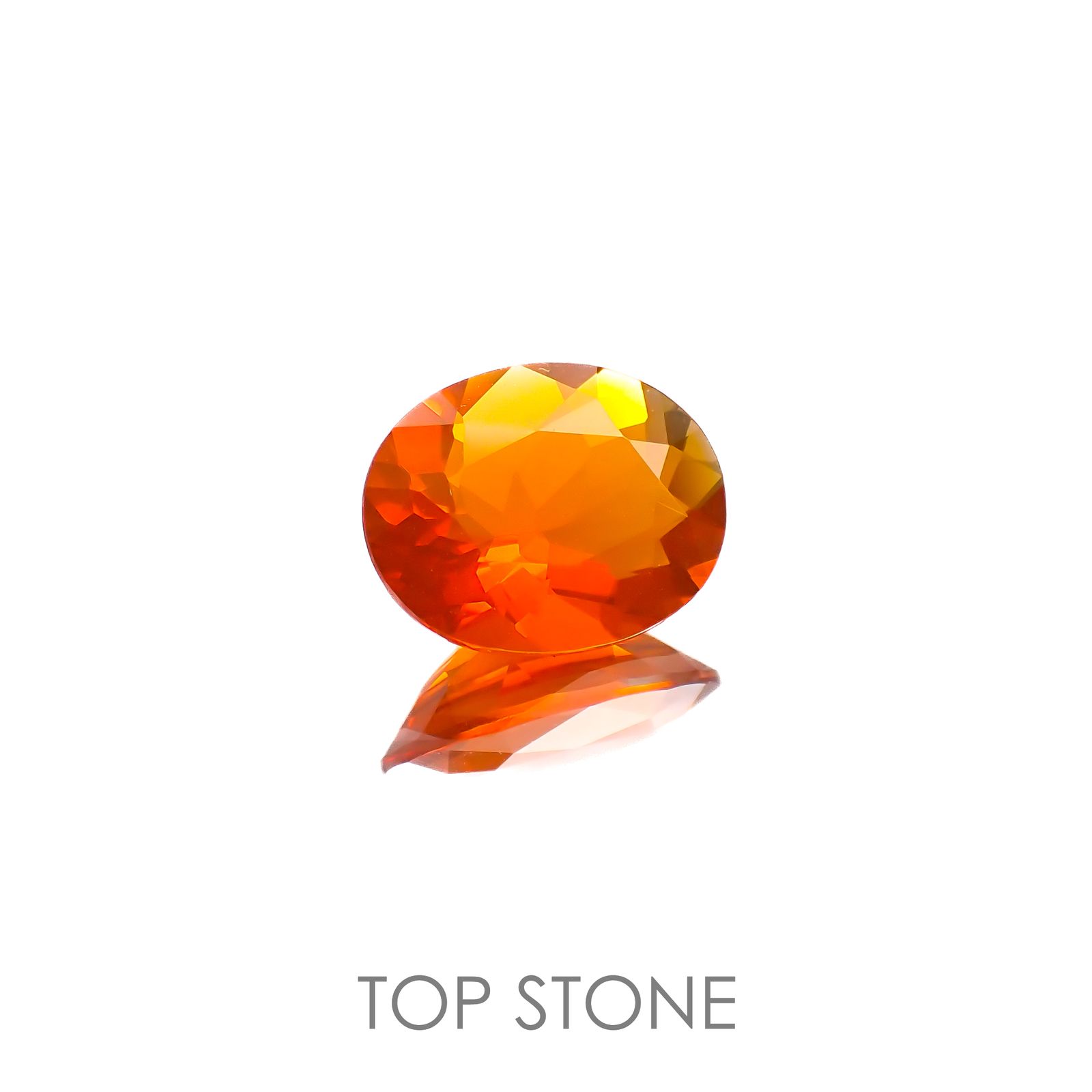 ファイヤーオパール メキシコ産 1.02ct[221018351]8.8x7.1mm前後