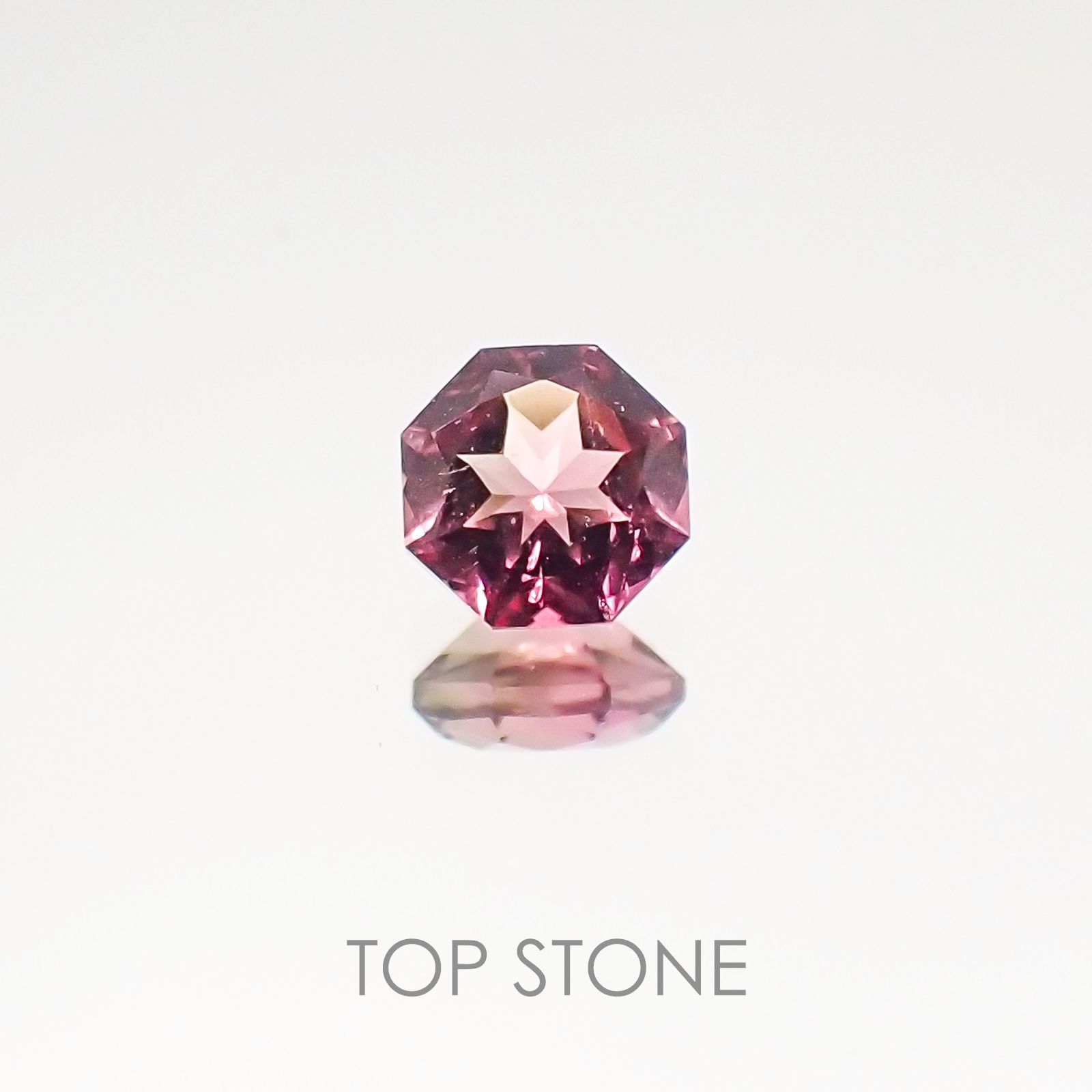 ◇オクタゴンカット◇バイカラートルマリンSA ブラジル・アフリカ産 ルース 0.31ct[20117147]4.4×4.4mm前後