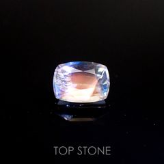 レインボームーンストーン(宝石名ラブラドライト) マダガスカル産 1.031ct ソ付(彩珠)[210410407]7.1×5.2mm前後