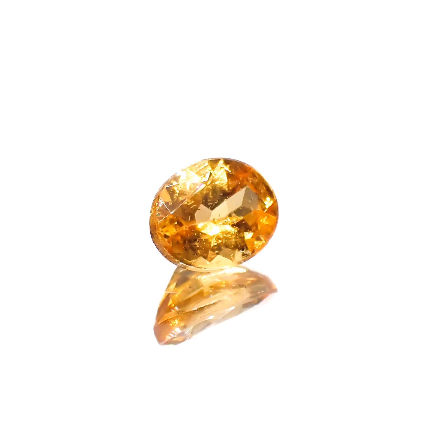 スペサルティンガーネット ナイジェリア産 0.55ct[230923377]5.2x4.1mm前後