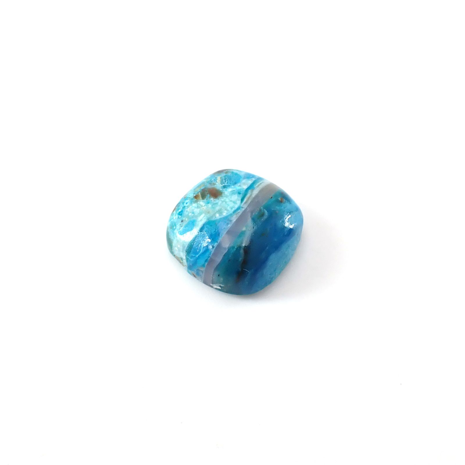 ブルーオパール ペルー産 4.41ct [250730731]11.4x11.2mm前後