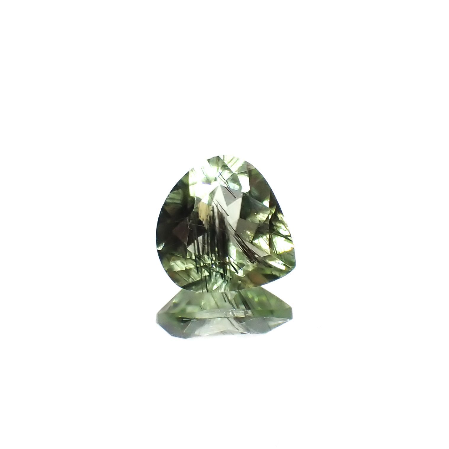 ルドウィジャイトインペリドット パキスタン産 1.27ct[230220726]7.5x7.3mm前後