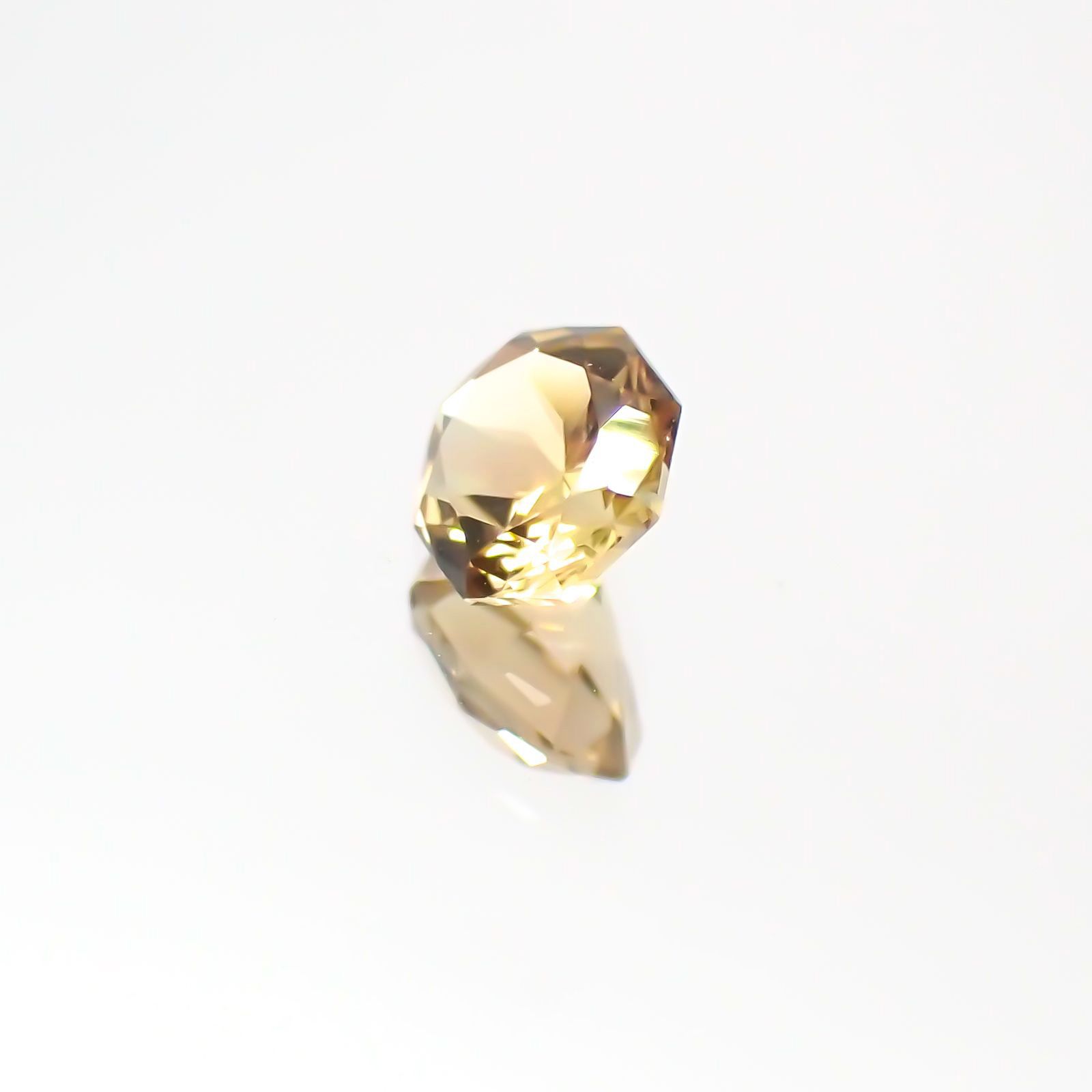 ◇オクタゴンカット◇イエロートルマリン SA(宝石名トルマリン)ブラジル/アフリカ産 0.25ct 識別済[231124216]4x4mm前後