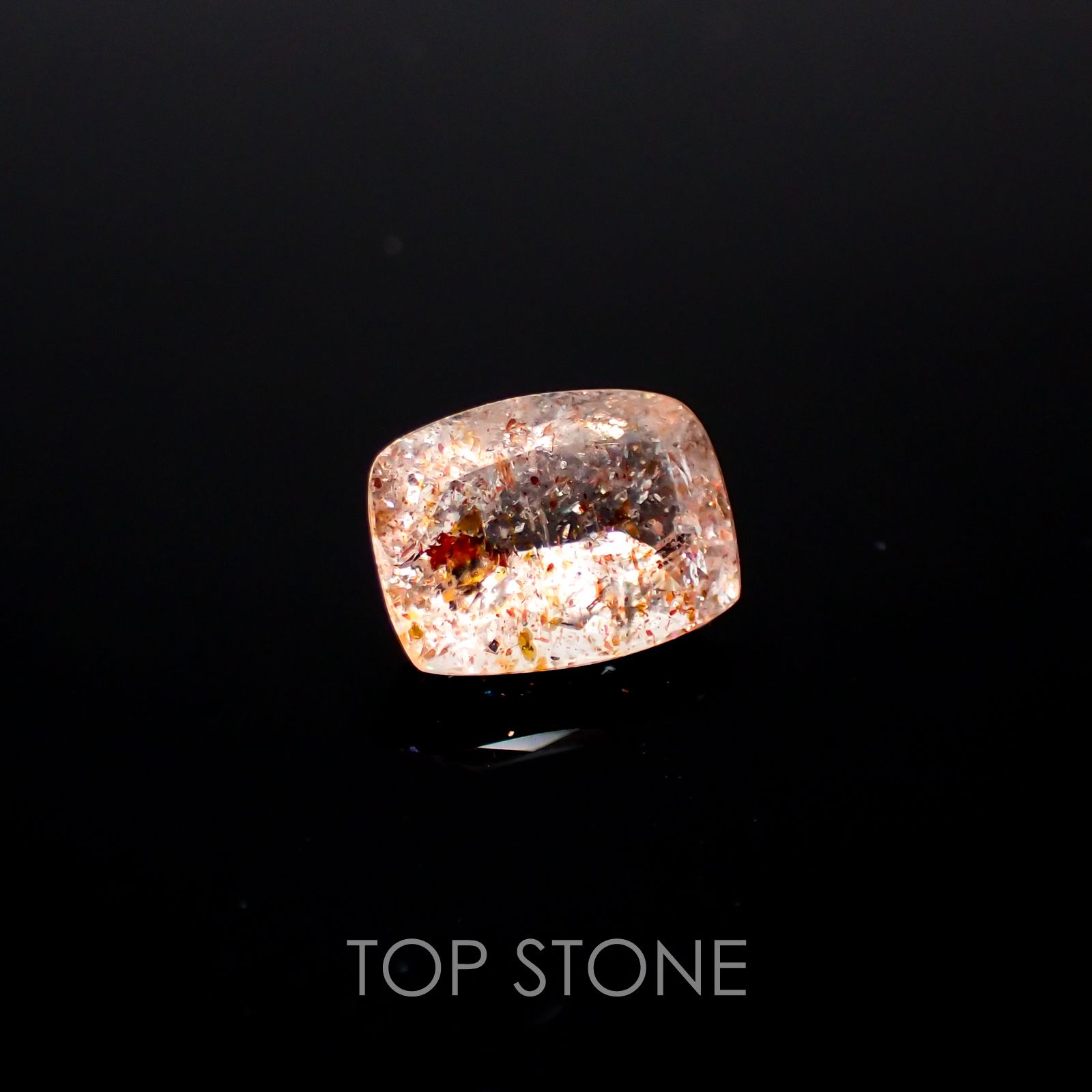 イリュージョンサンストーン タンザニア産 ルース 1.69ct[210310199]8.8×6.6mm前後