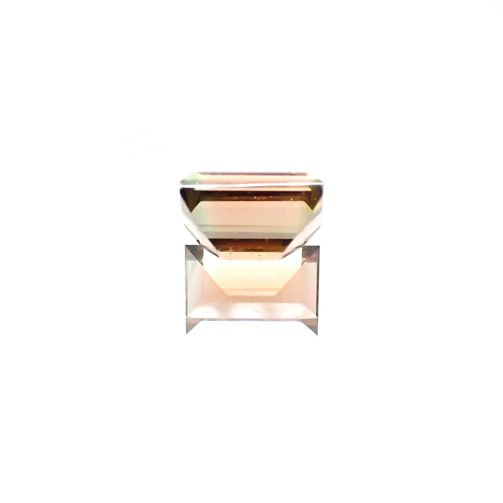 バイカラートルマリン(宝石名バイカラー・トルマリン)ブラジル産 0.77ct 識別済[230622366]6.1x4mm前後