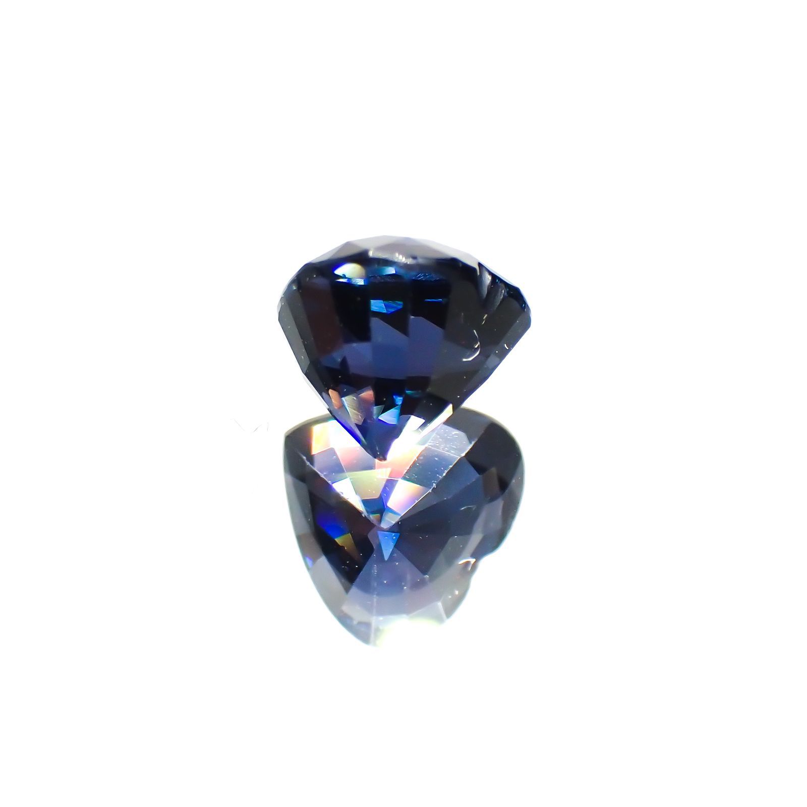 コバルトブルースピネル(宝石名ブルー・スピネル)スリランカ産 1.315ct ソ付(日独)[220113830]6.19x6.61mm前後