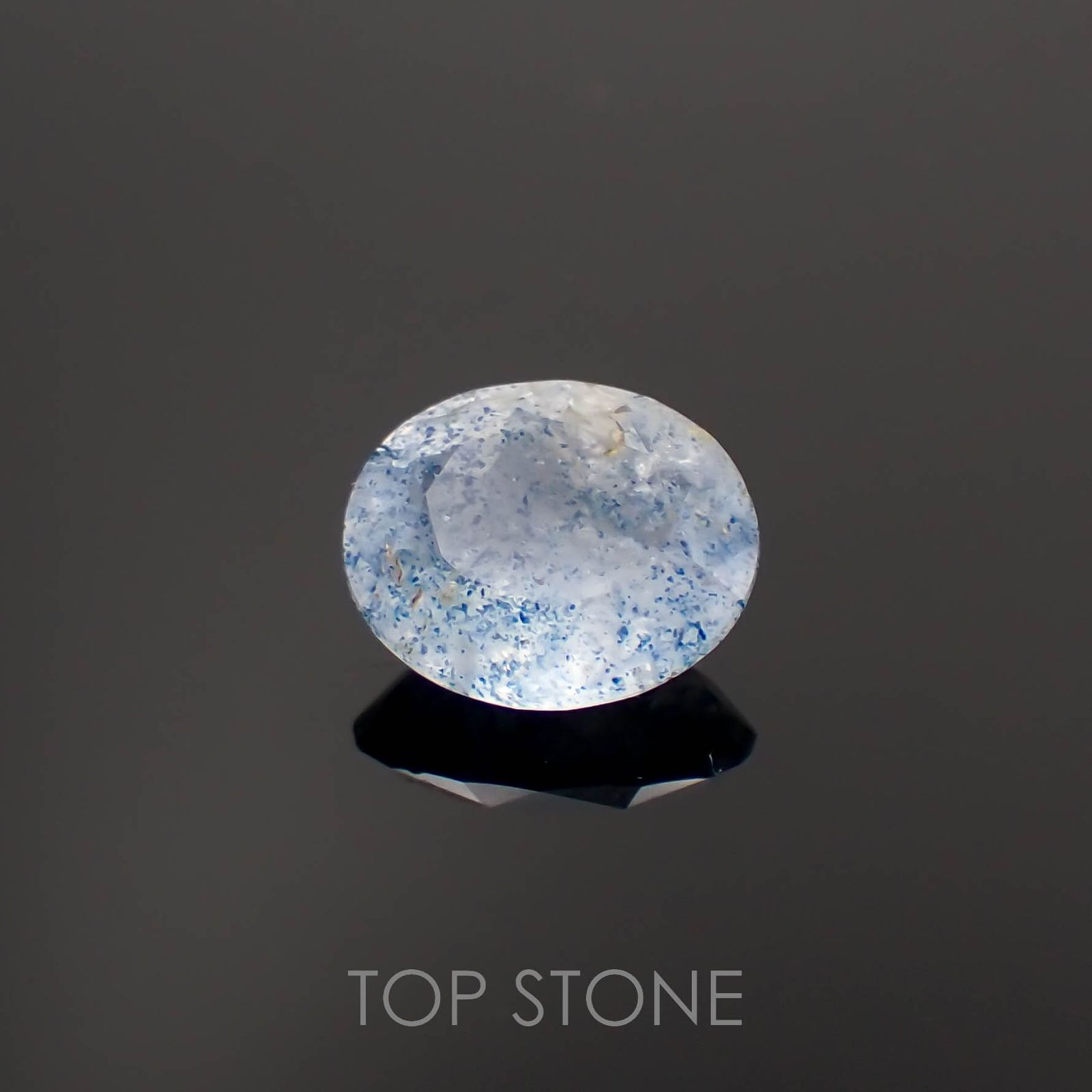 ラズライトインクォーツ アフガニスタン産 1.96ct[221219667]9.4x8.2mm前後