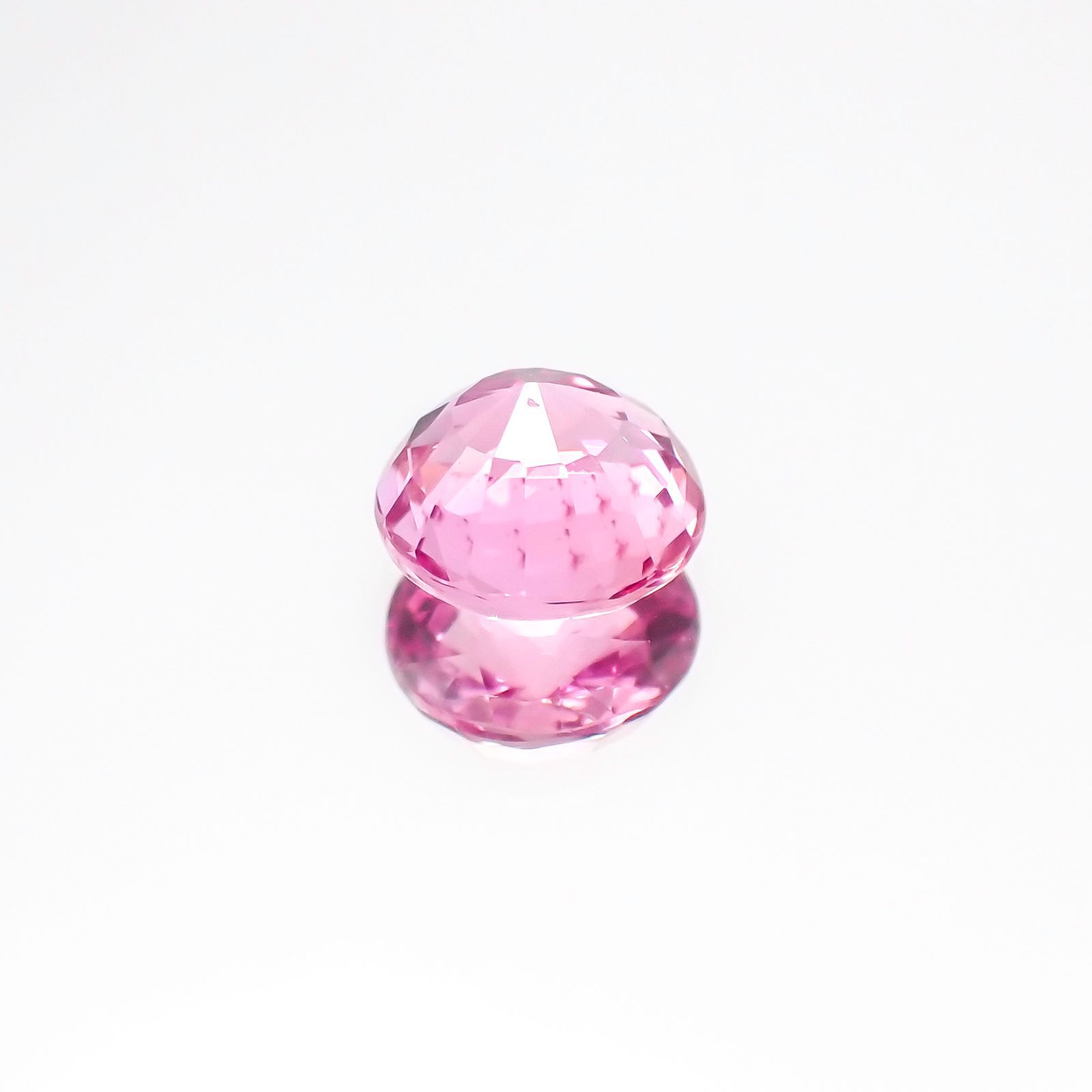 パパラチャサファイア スリランカ産 0.947ct DGL鑑付[20107259]5.6×5.7mm前後