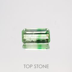 バイカラーツァボライト タンザニア産 ルース 0.89ct[210610923]7.4×4.1mm前後