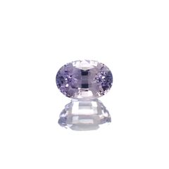 ラベンダーサファイア(宝石名サファイア)スリランカ/マダガスカル産 識別済 1.69ct / 7.4x5.3mm前後 [220817461]