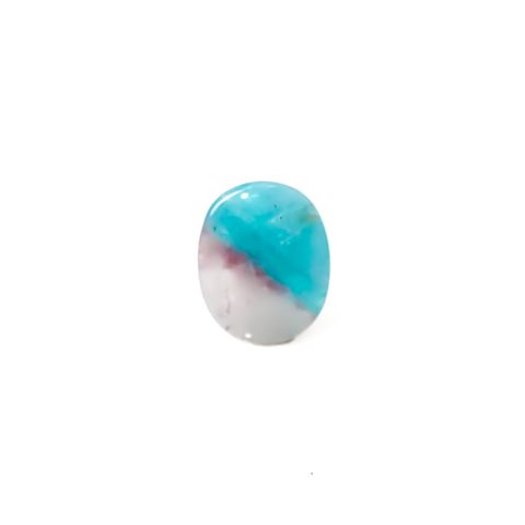 ◇リバーシブル◇パライバトルマリンインクォーツ ブラジル産 1.83ct [241129447]10.1x8.1mm前後